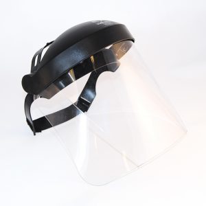 Polycarbonate Clear Plastic Visor Attached Earmuffs Safe-3 System