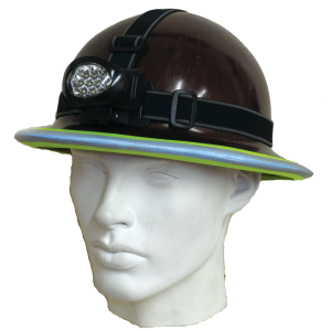 LVM Reflective Band on mining helmet