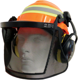 LVM Orbis Uni Reflective band Hard Hat Steel Mesh Visor