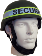 LVM Printed Orbis Uni Reflective band On military Helmet