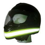 LVM Reflective Orbis Uni on motorcycle helmet